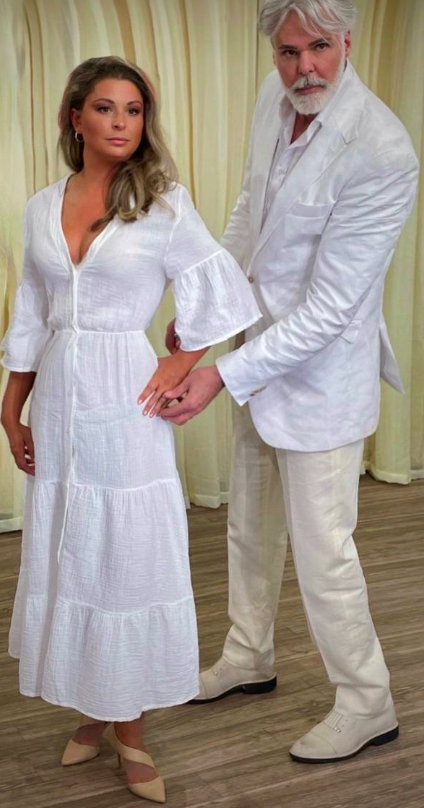 Joanna Elswick and Christopher Jon Hopkins in a candid photo, posted on November 26, 2025. | Source: Facebook/Joanna Elswick