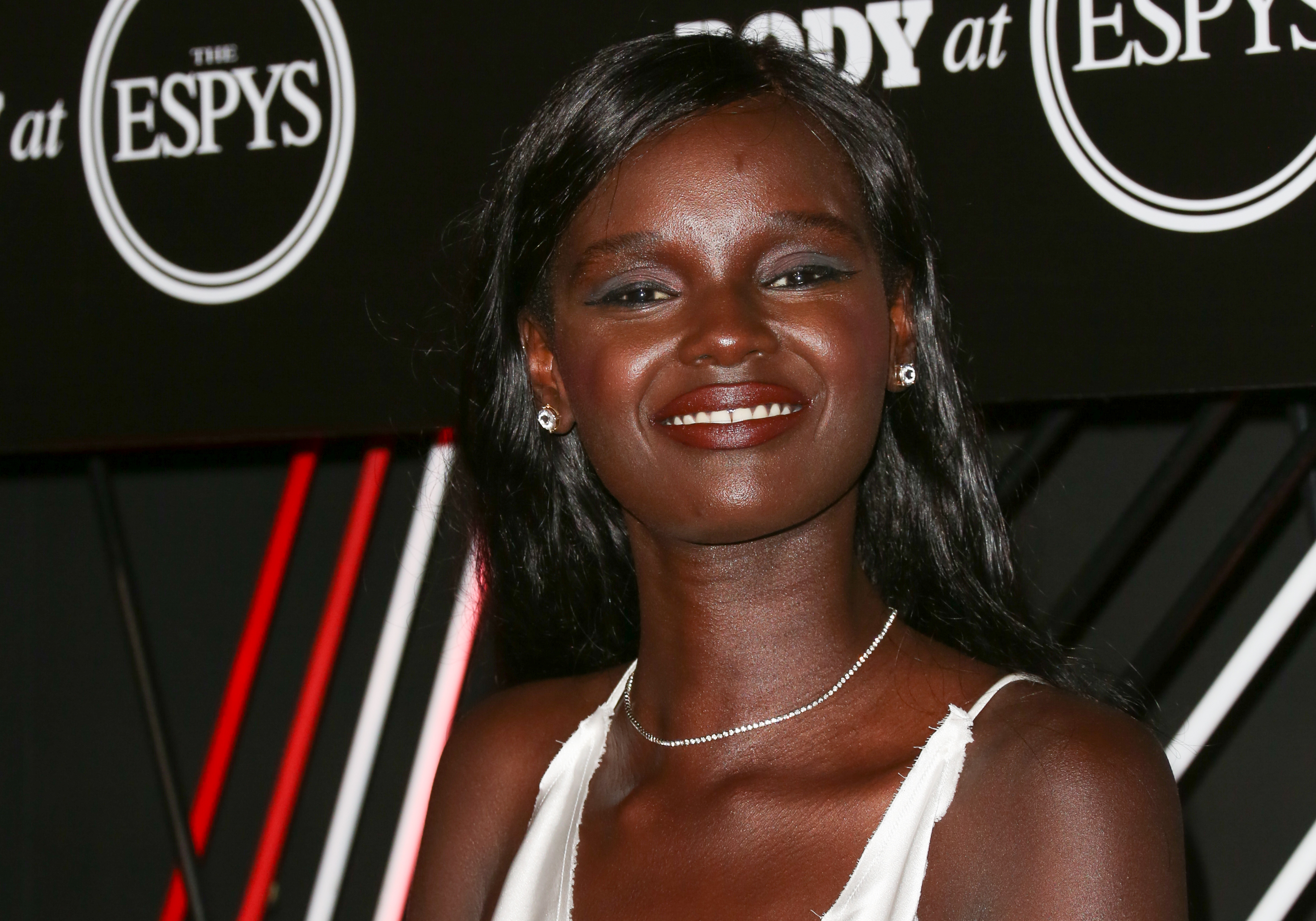 Duckie Thot at the ESPN Magazine Body Issue pre-ESPYS party on July 11, 2017, in Los Angeles, California | Source: Getty Images