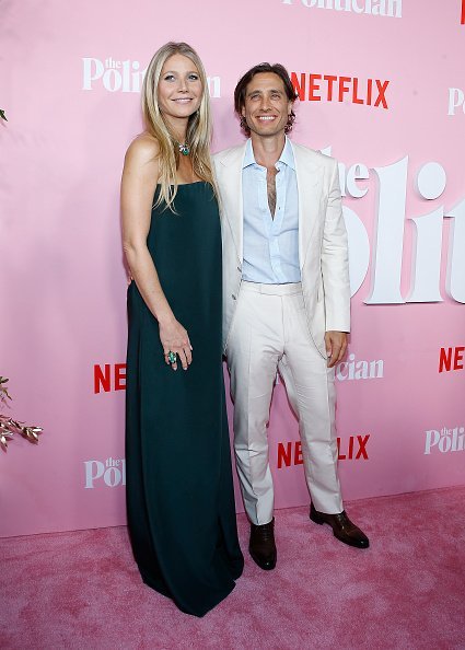 Gwyneth Paltrow and Brad Falchuk attend "The Politician" New York Premiere at DGA Theater on September 26, 2019, in New York City. | Source: Getty Images.