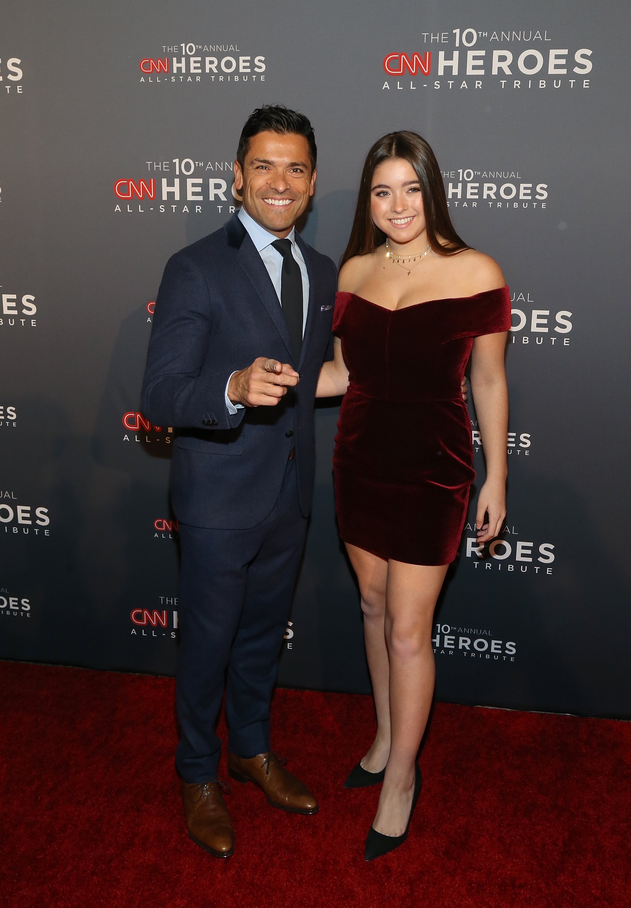 Mark and Lola Consuelos attend the10th Anniversary CNN Heroes on December 11, 2016, in New York City. | Source: Getty Images