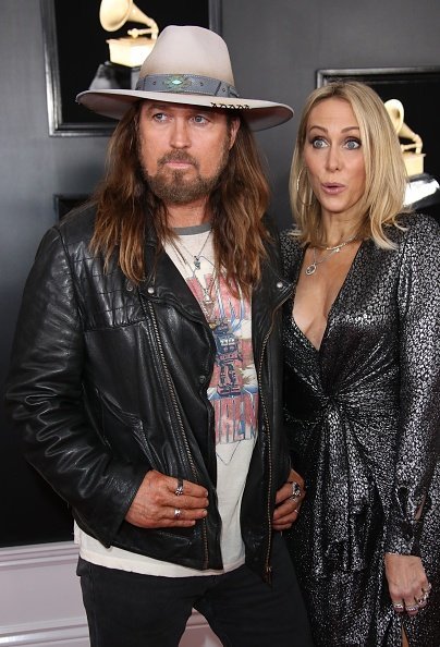  Billy Ray Cyrus and Tish Cyrus attend the 61st Annual Grammy Awards in Los Angeles, California | Photo: Getty Images