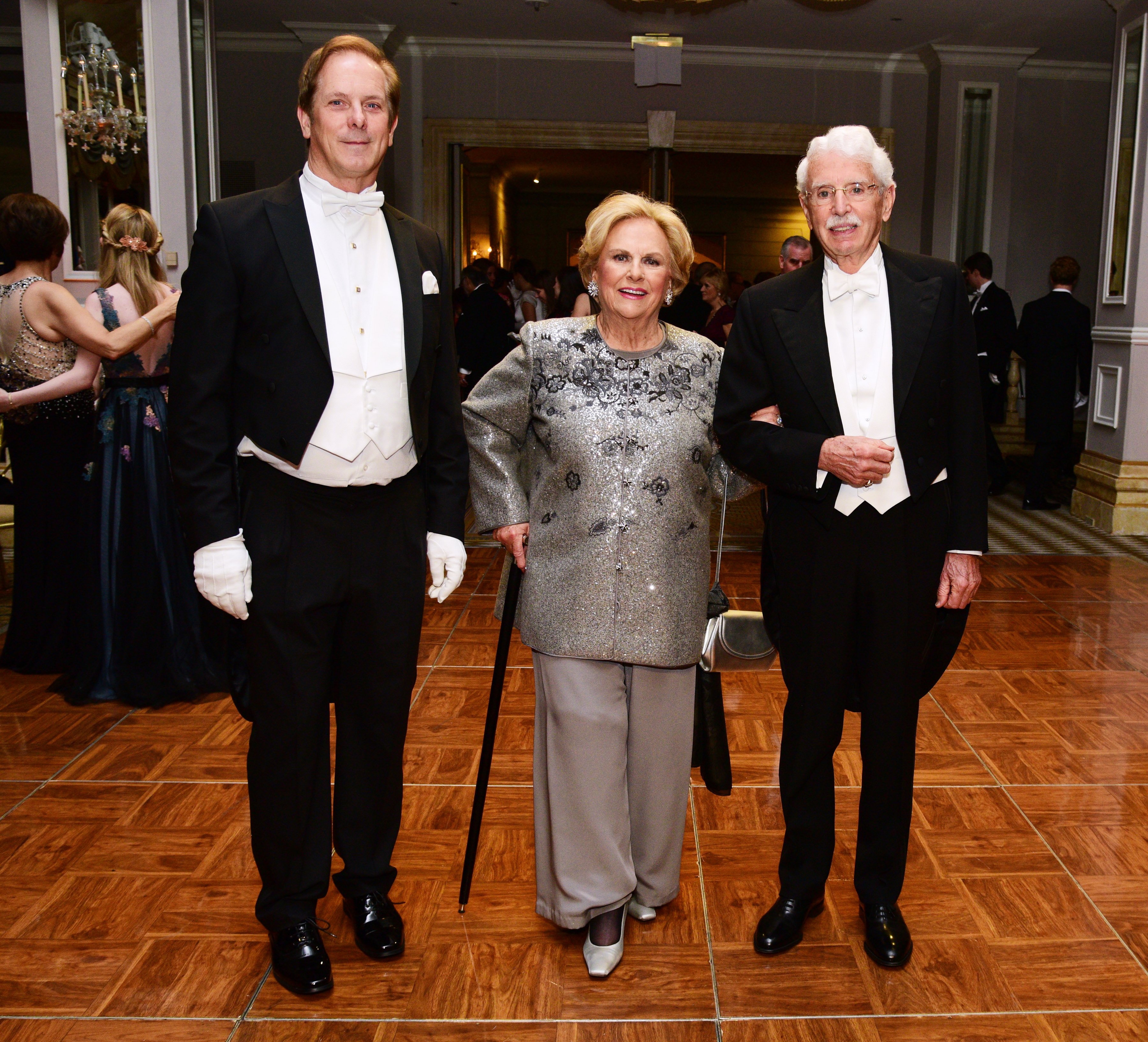 hayne Doty, Jacqueline Mars and David Badger attend The International Debutante Ball at The Pierre Hotel on December 29, 2018 in New York City.  | Photo: GettyImages
