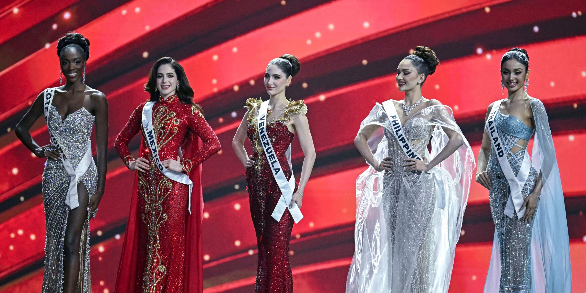 Top five contestants of Miss Universe Pageant | Source: Getty Images
