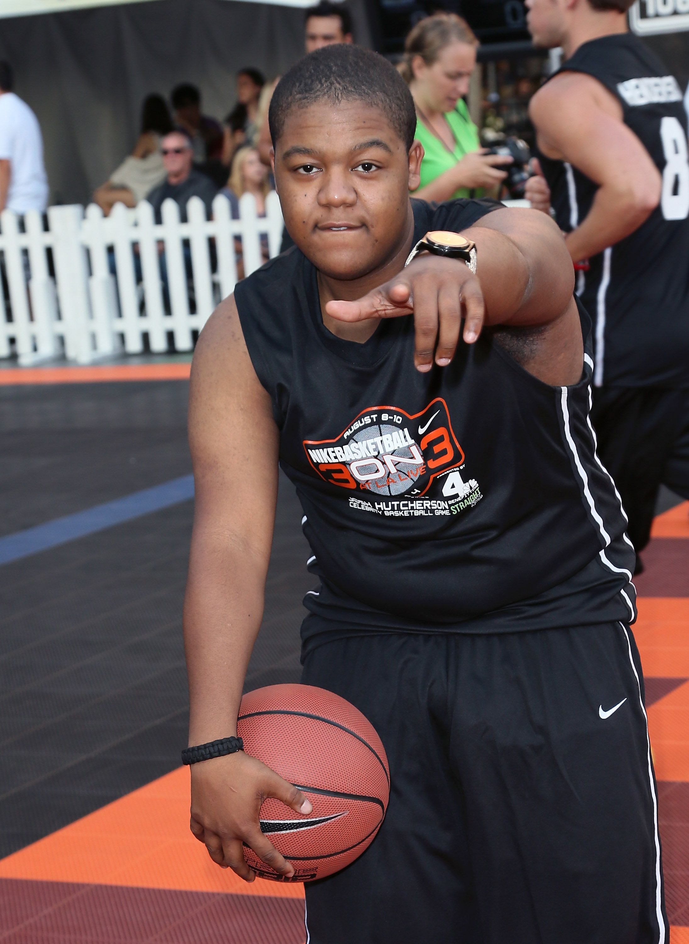 Kyle Massey attends the 3rd Annual Josh Hutcherson Celebrity Basketball Game at Nokia Plaza L.A. LIVE on August 8, 2014 in Los Angeles, California. | Source: Getty Images