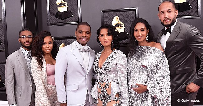 Kirk Franklin Poses for Christmas Photo in Matching Pajamas with Family