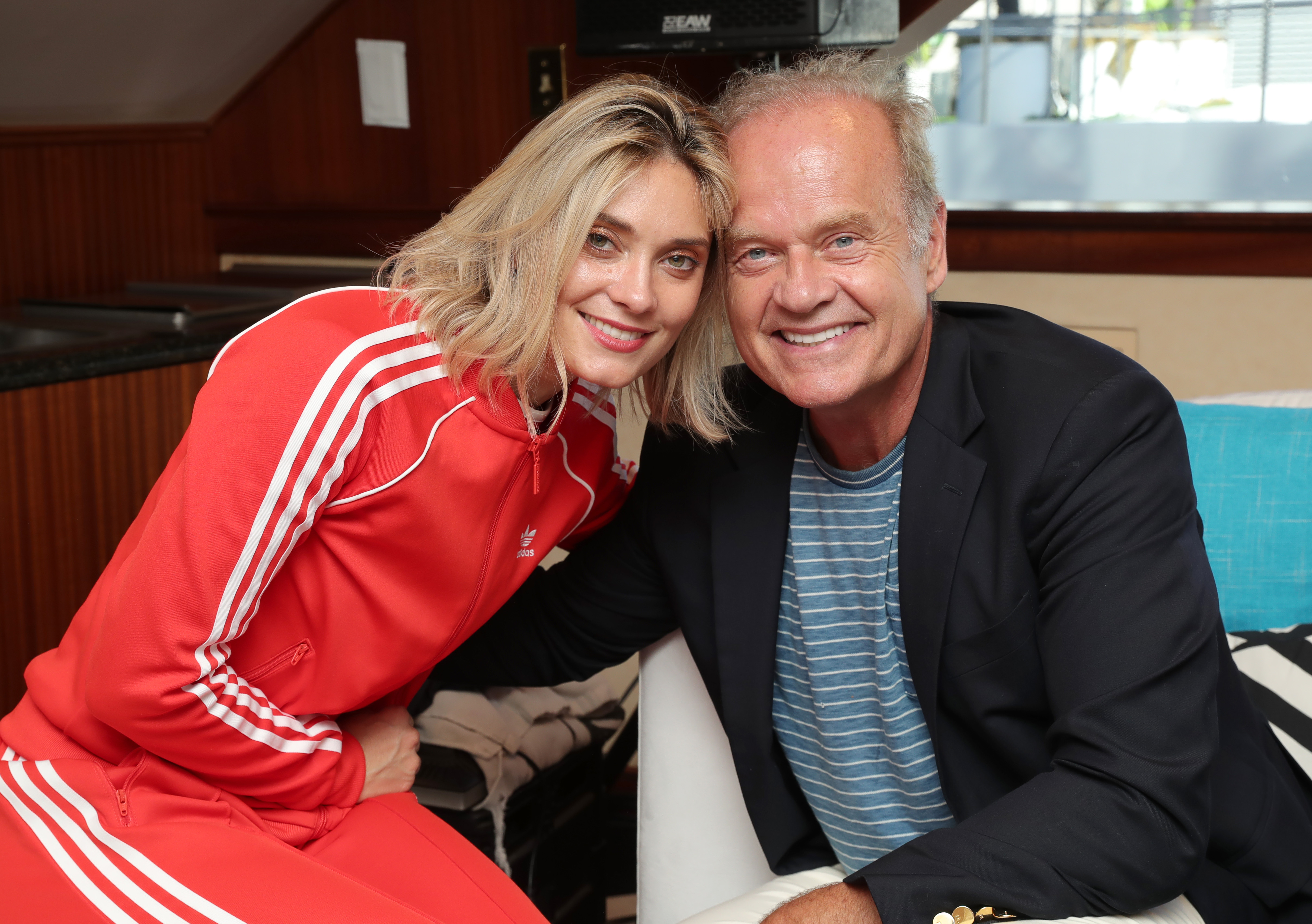Spencer and Kelsey Grammer at the #IMDboat at San Diego Comic-Con on July 20, 2019, in San Diego, California | Source: Getty Images
