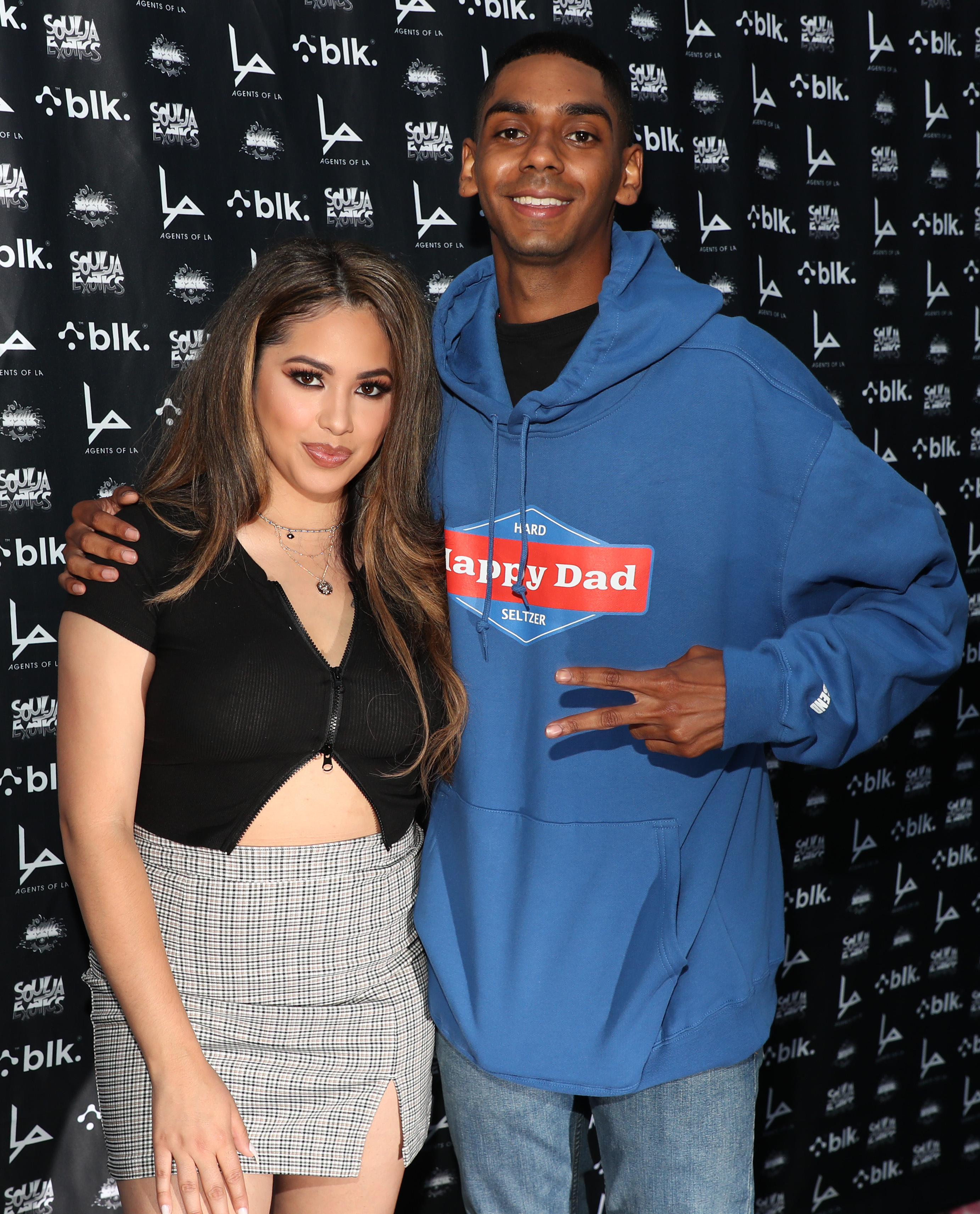 Jasmine V and Julian Corrie Broadus on July 28, 2021, in Los Angeles, California | Source: Getty Images