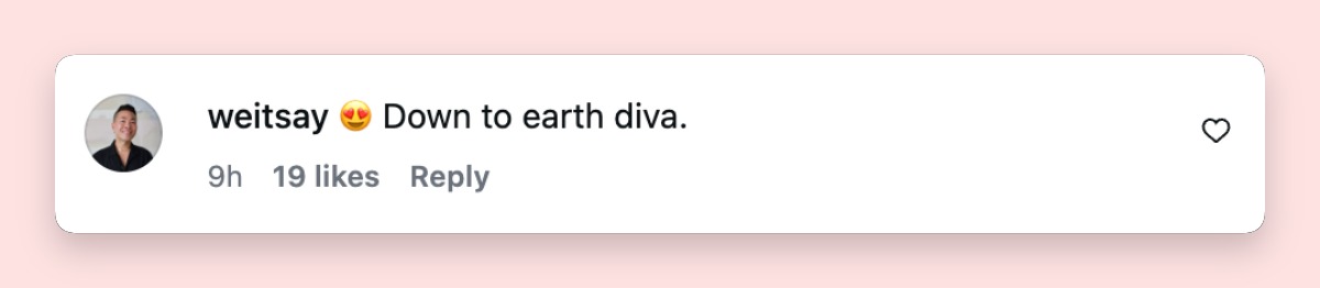 Fan comment about Mariah Carey, posted on March 27, 2026. | Source: Instagram/entertainmenttonight