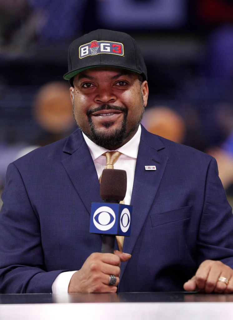 BIG3 co-founder Ice Cube speaks to the media on CBS before the BIG3 Championship at Staples Center on September 01, 2019 | Photo:  Getty Images