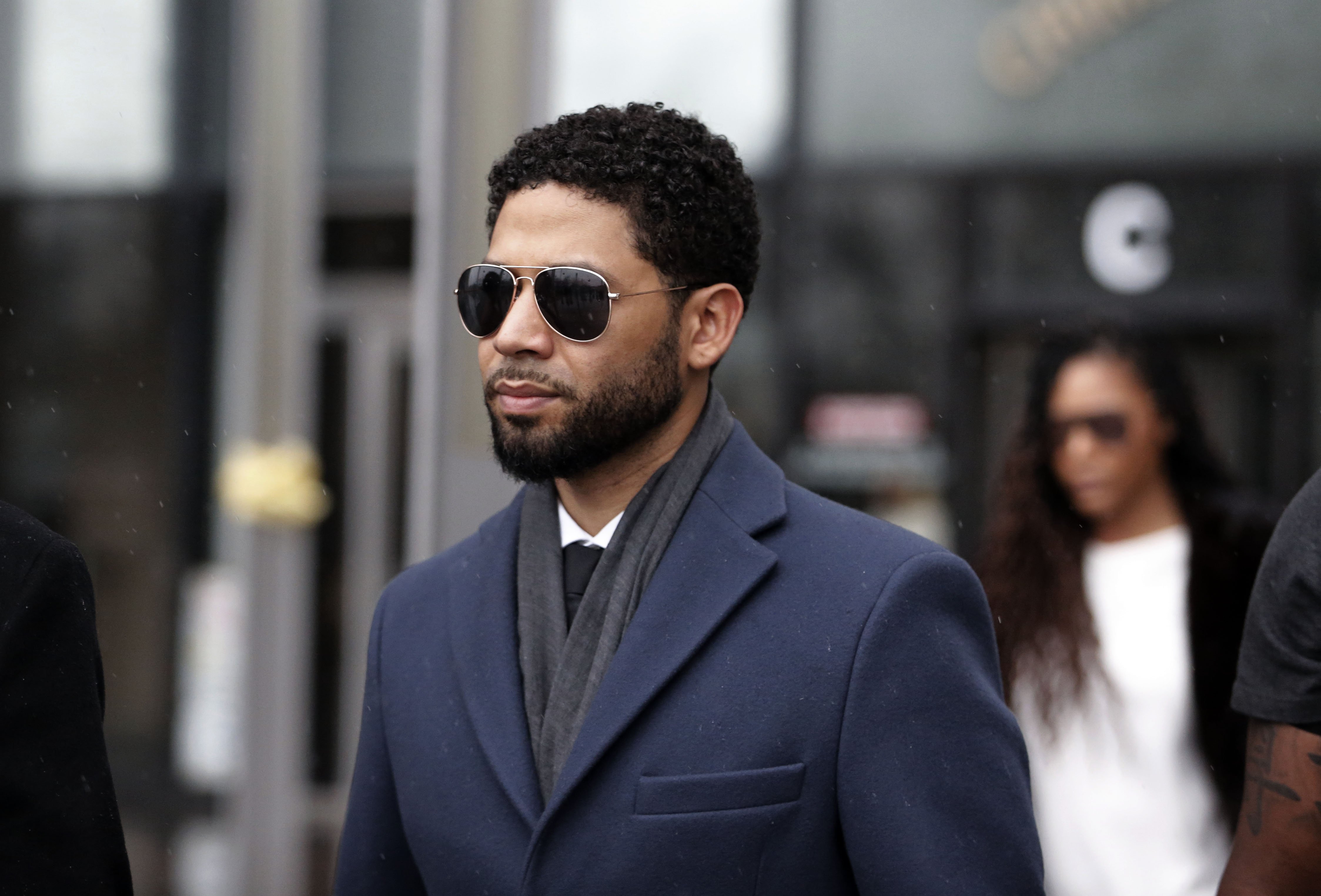 Jussie Smollett leaves Leighton Criminal Courthouse after his court appearance on March 14, 2019. | Photo: GettyImages