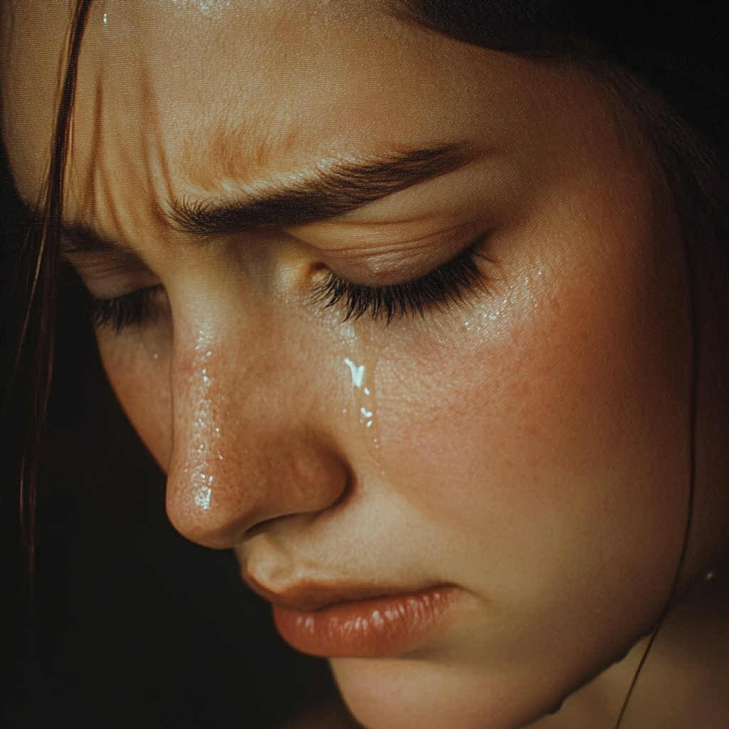 A crying woman | Source: Midjourney