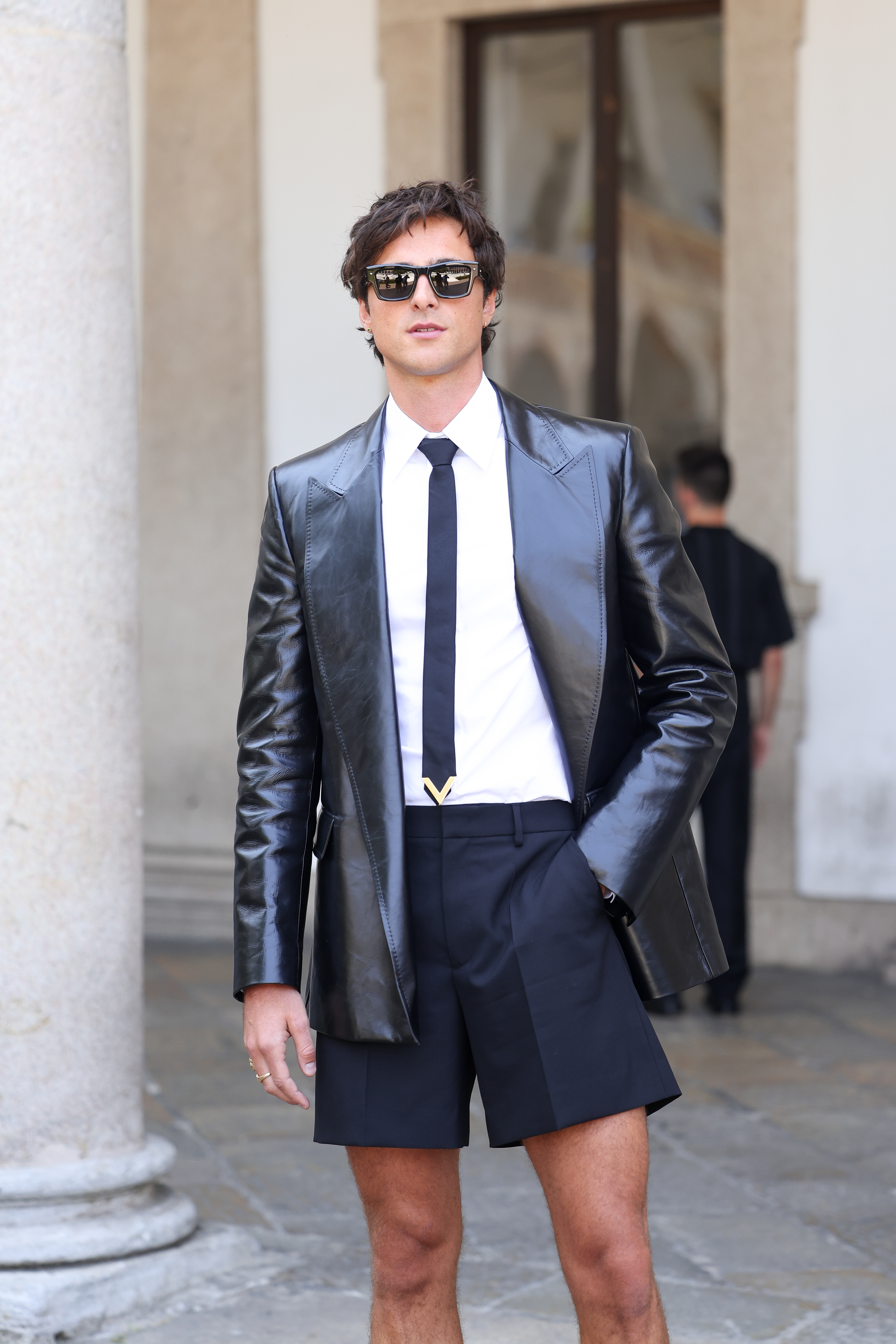 Jacob Elordi at the Valentino Spring/Summer 2024 fashion show during the Milan Fashion Week menswear spring/summer 2024 on June 16, 2023, in Italy. | Source: Getty Images