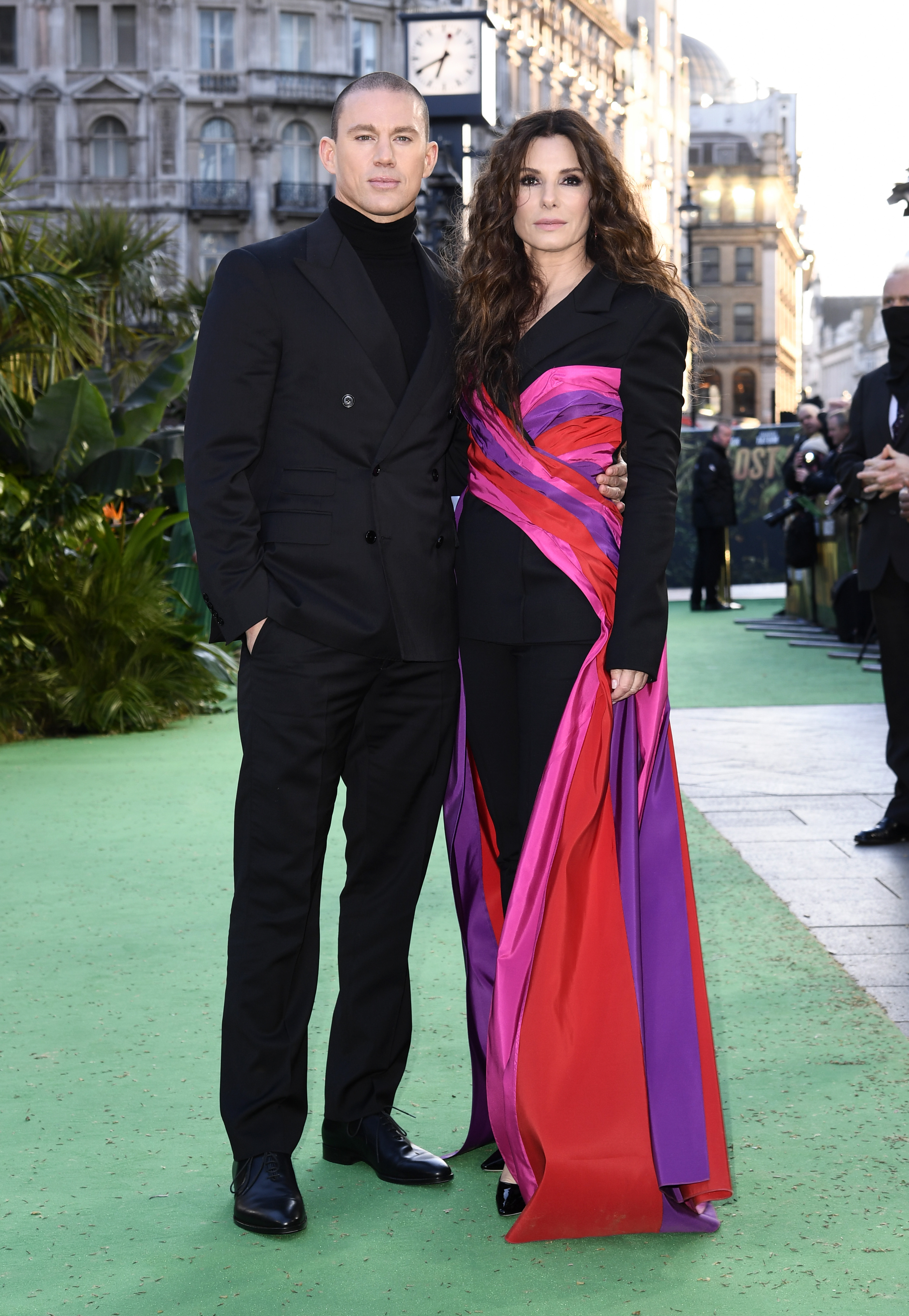 Channing Tatum and Sandra Bullock attend the UK Special Screening of "The Lost City" at Cineworld Leicester Square in London, England on March 31, 2022. | Source: Getty Images