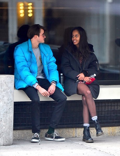 Malia Obama and boyfriend, Rory Farquharson spotted in New York City. | Photo: Getty Images