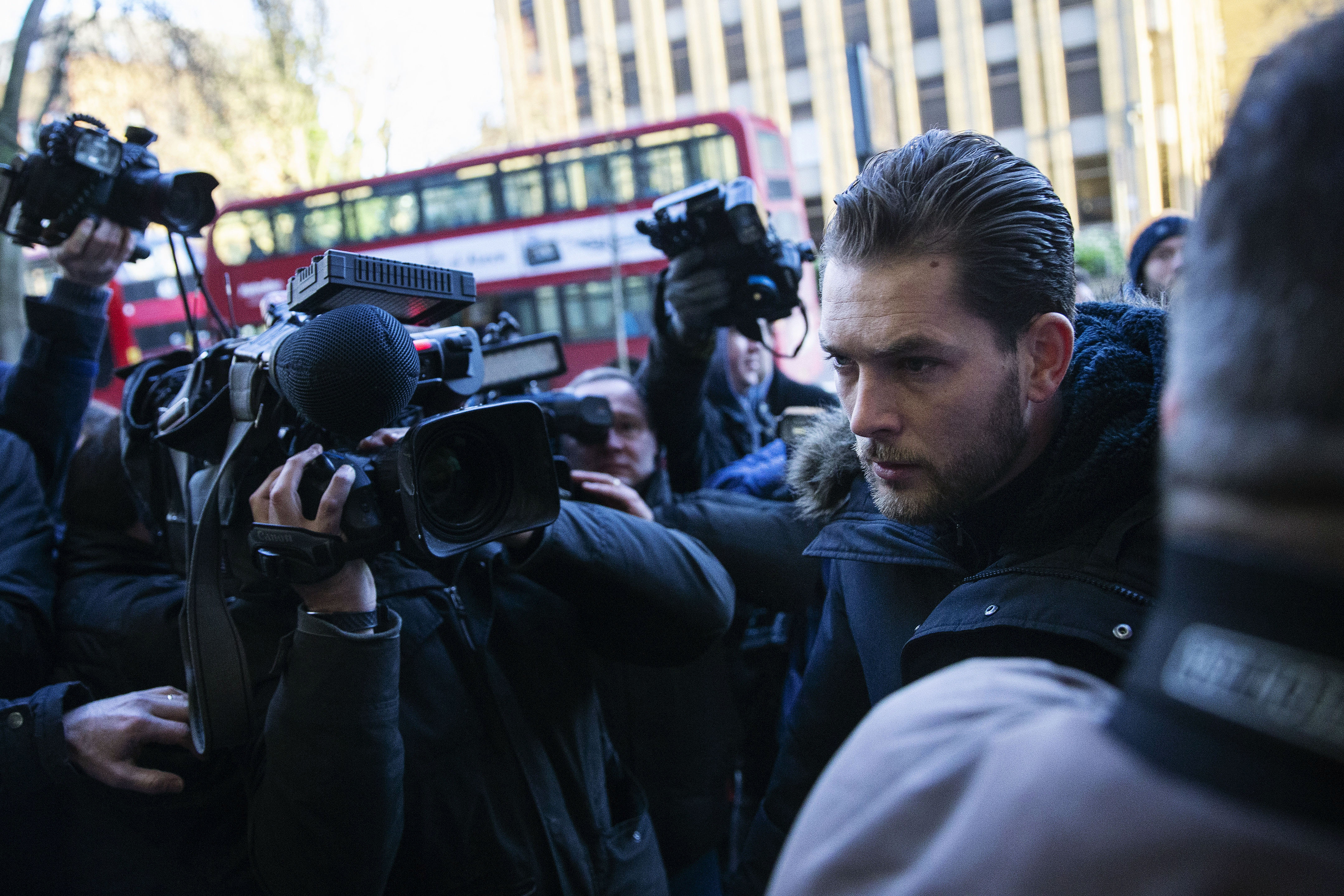 Lewis Burton at Highbury Corner Magistrates' Court on December 23, 2019, in London, England. | Source: Getty Images