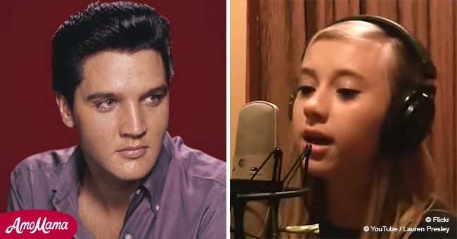 Elvis Presley's relative shows off her stunning voice singing 'A Little Bit Stronger'