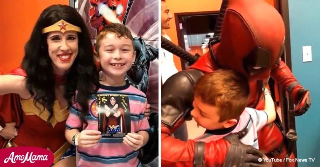Superheroes save 7-year-old’s birthday after only one friend turns up to his party