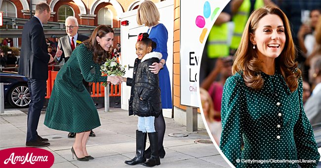 Kate Middleton receives flowers from girl with anemia, and her reaction is cuteness overload