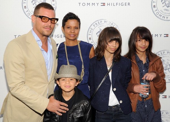 Justin Chambers and Keisha Chambers with children arrive for Tommy Hilfiger and Lisa Birnbach Celebration of Prep World | Photo: Getty Images