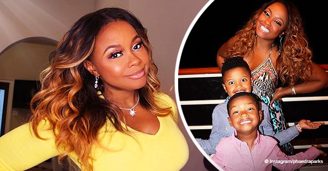 Check Out This Cute Photo of Phaedra Parks Posing with Sons Dylan and Ayden