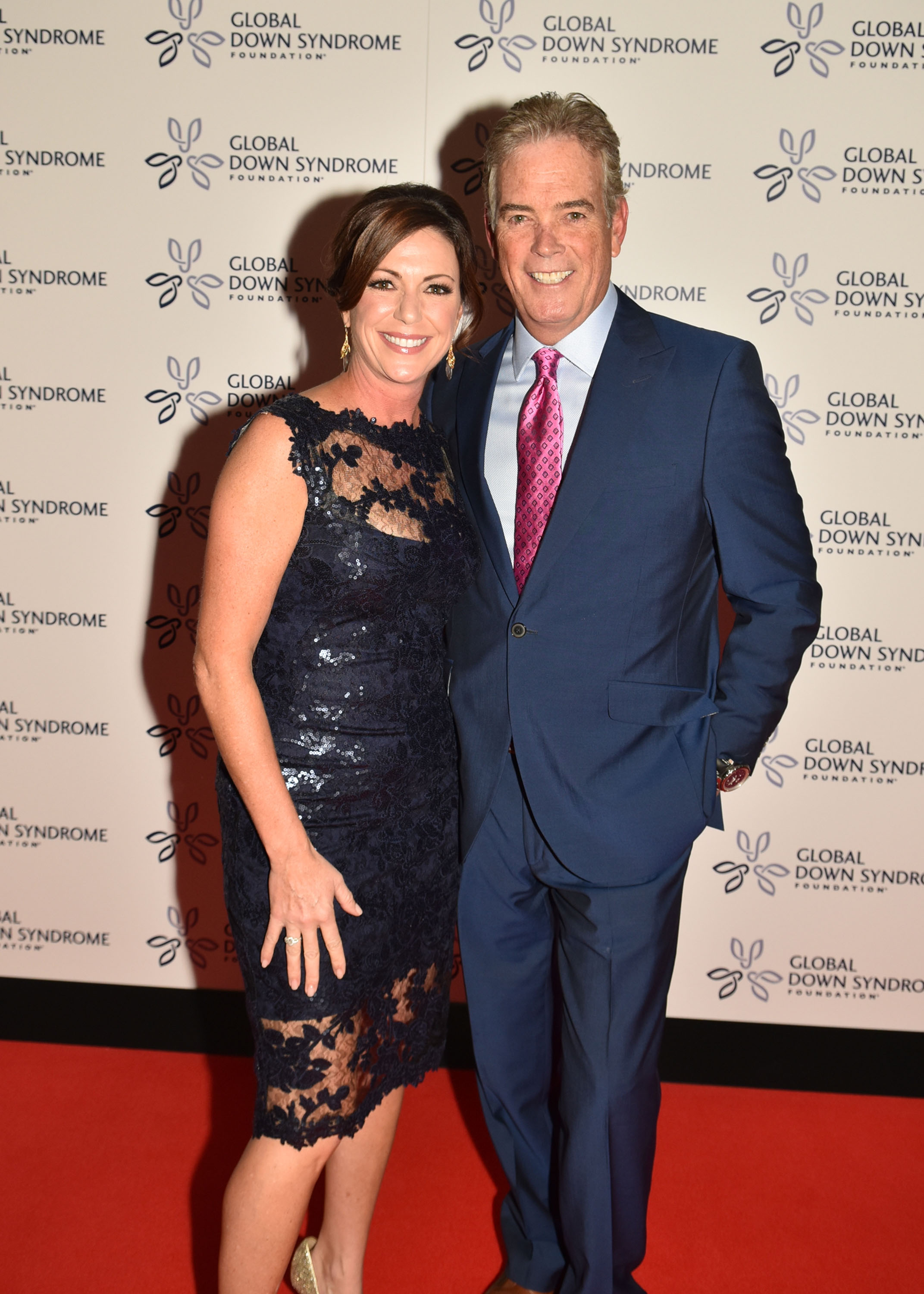Kyra Phillips and John Roberts at the 2015 "Be Beautiful Be Yourself" Global Down Syndrome Foundation Fundraiser on October 24 in Denver, Colorado. | Source: Getty Images