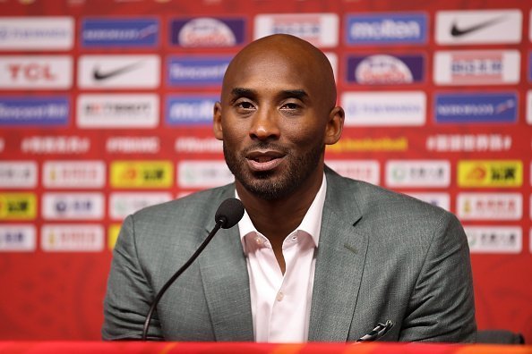 Kobe Bryant talks to the media after the game of Team Spain against Team Australia in 2019 | Photo: Getty Images