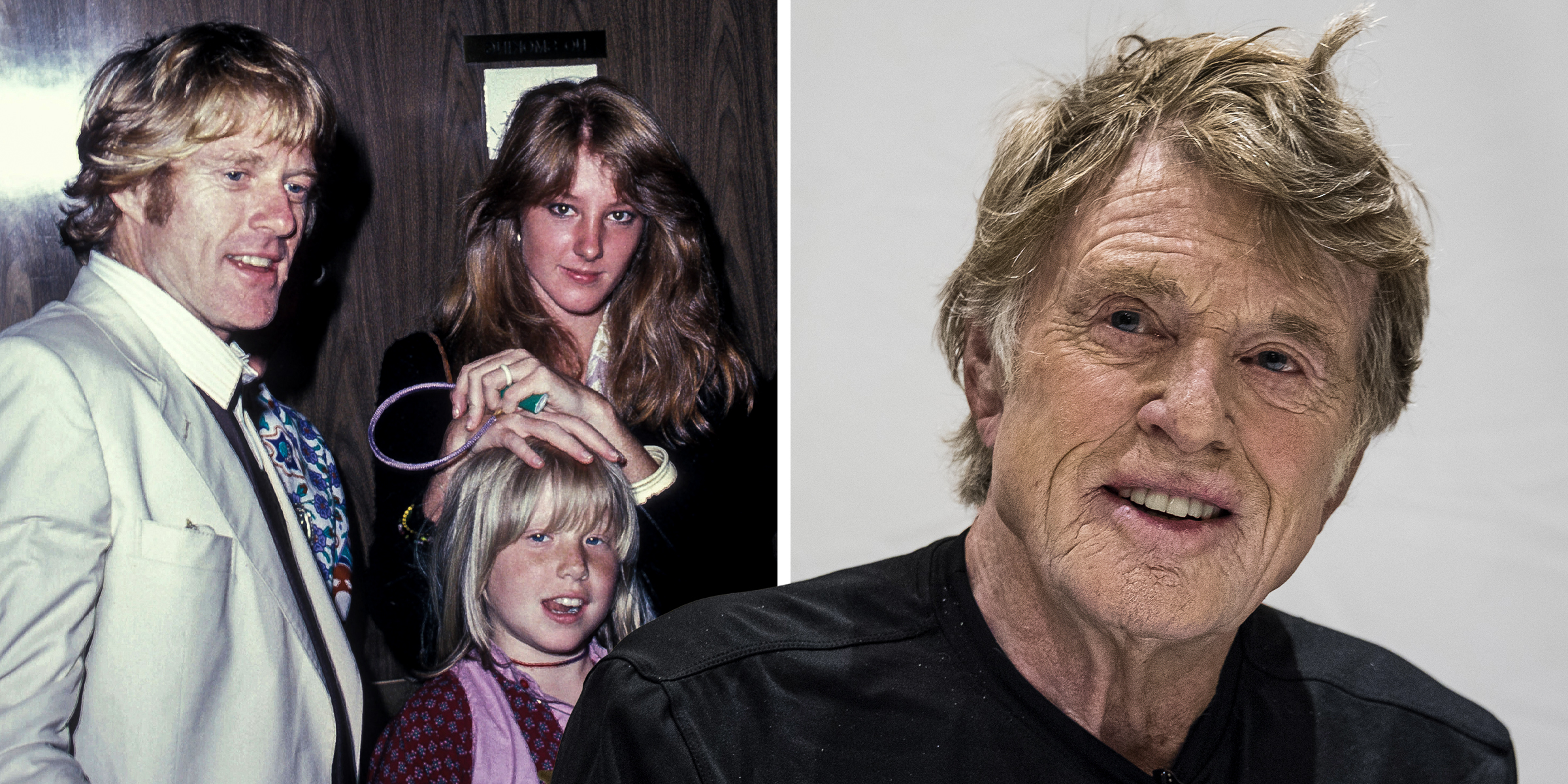 Robert Redford with his loved ones. | Robert Redford | Source: Getty Images