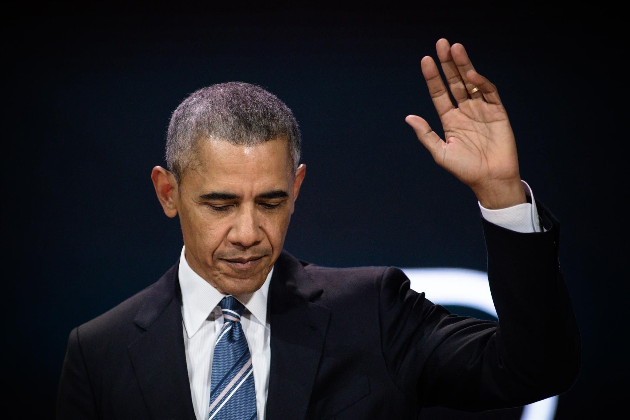 Introductory session by President Barack Obama during the Napoleons 2018 at Maison de la Radio on December 2, 2017. | Photo: Getty Images