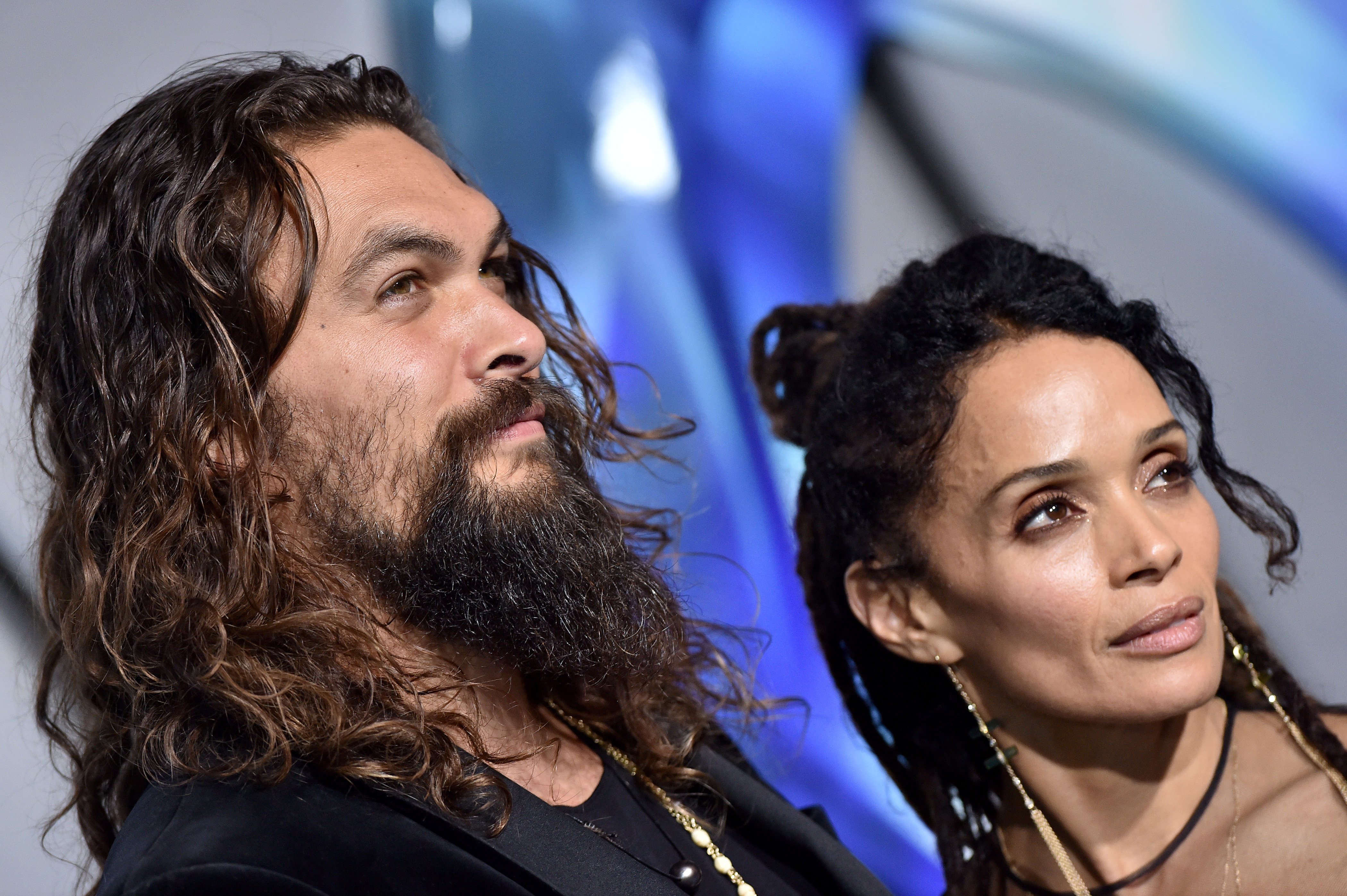 Filmmaker Jason Momoa and wife Lisa Bonet attend the premiere of "Aquaman" at TCL Chinese Theatre on December 12, 2018 in Hollywood, California. / Source: Getty Images