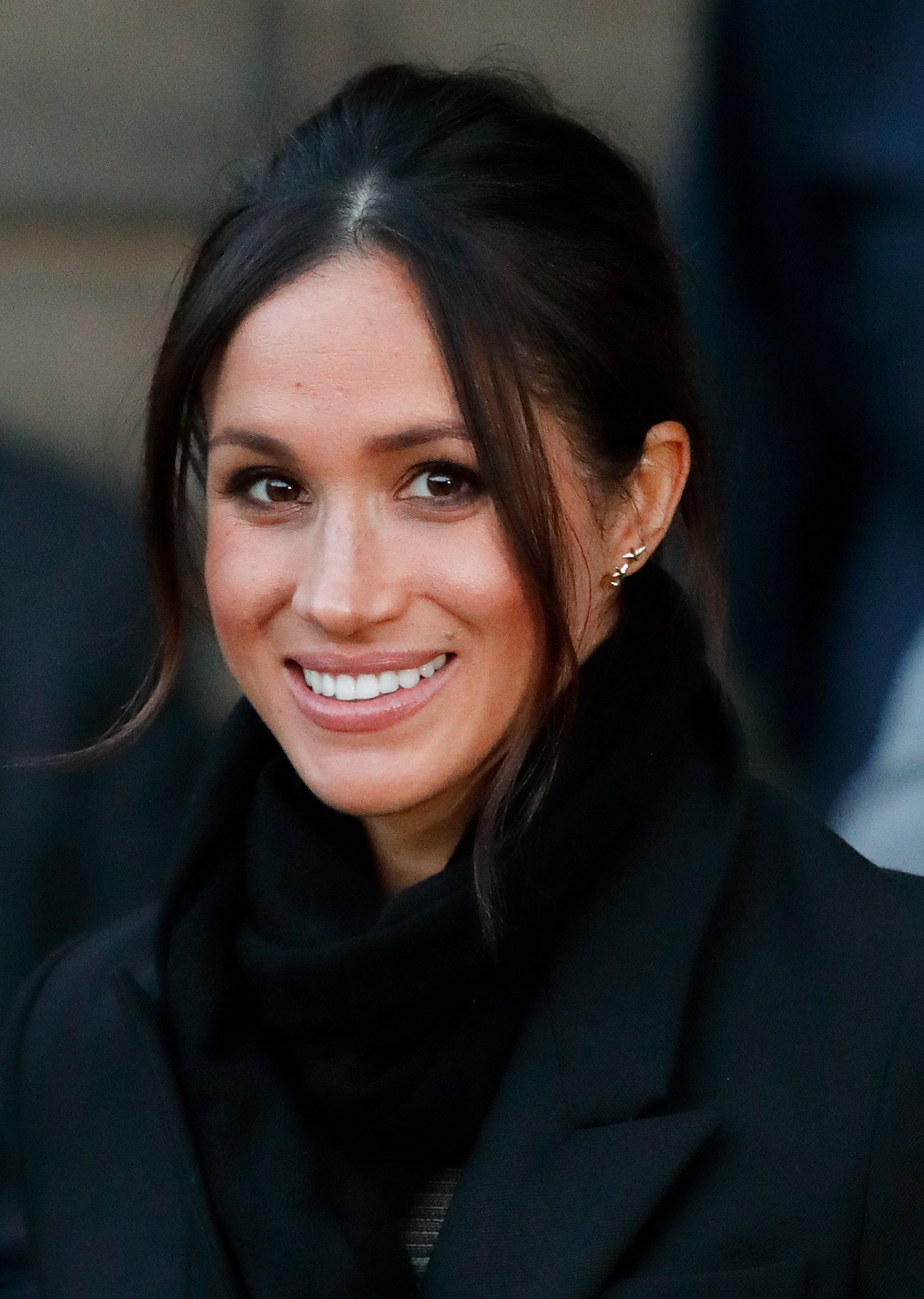 Meghan Markle visiting Cardiff Castle in January 2018. | Photo: Getty Images