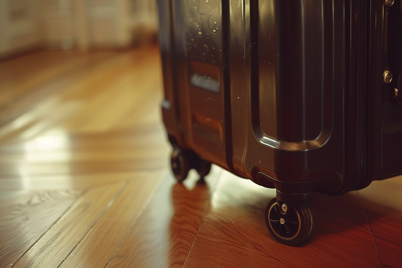Close-up of a suitcase | Source: Midjourney