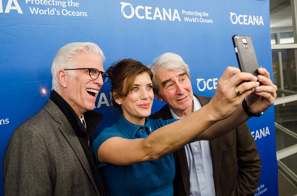Ted Danson, Kate Danson, Sam Waterston. Image Credit: Getty Images