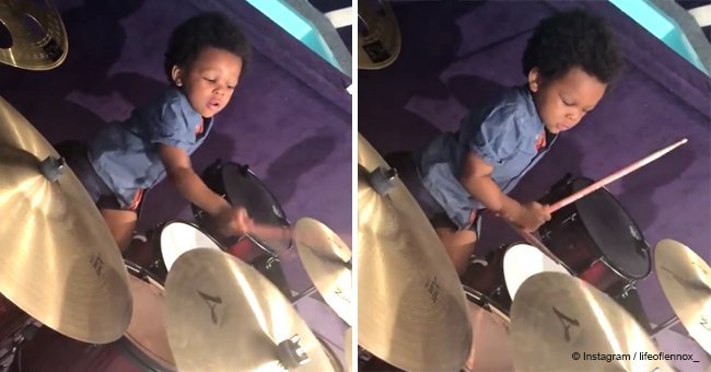2-year-old 'Drummer Boy' takes the internet by storm