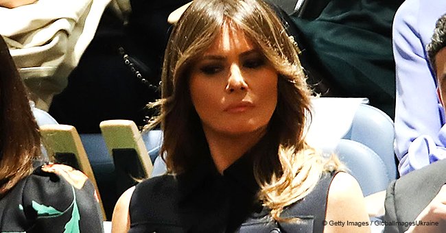 Melania Trump chose an interesting outfit that generated a lot of online comments