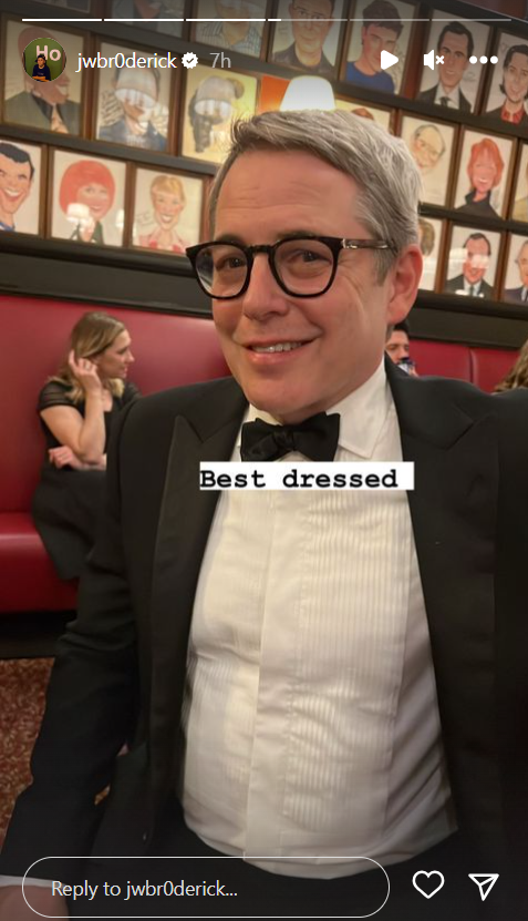 Matthew Broderick posing in June 2023 | Source: Instagram/jwbr0derick