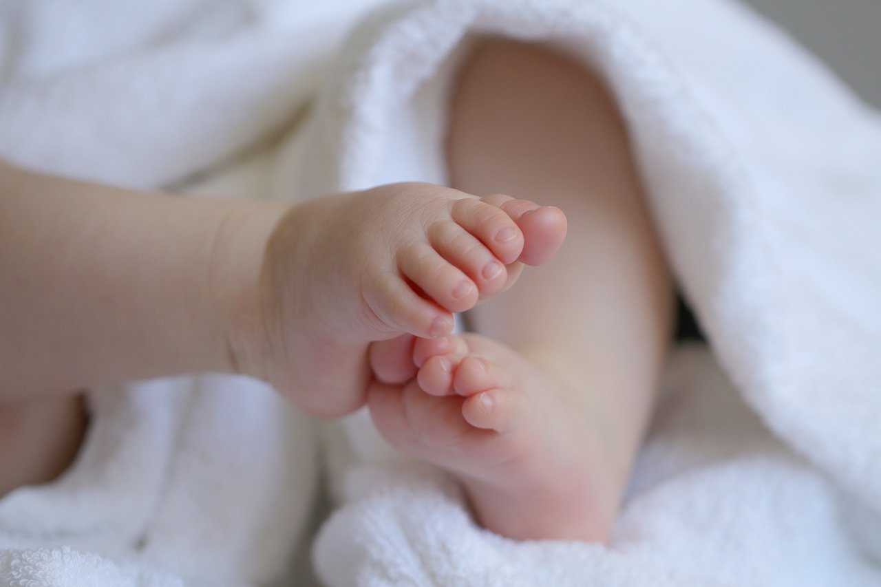 Pies de bebé. | Foto: Pixabay