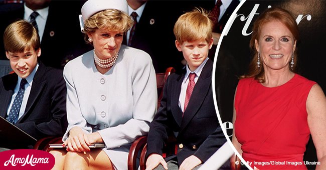 Sarah Ferguson expresses how proud the late Princess Diana would have been of her sons