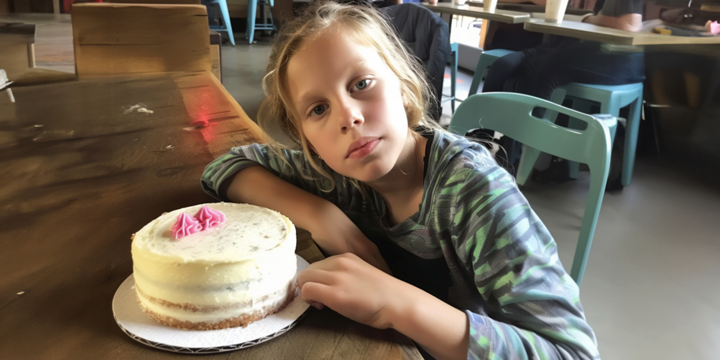 A girl posing with a cake | Source: Amomama