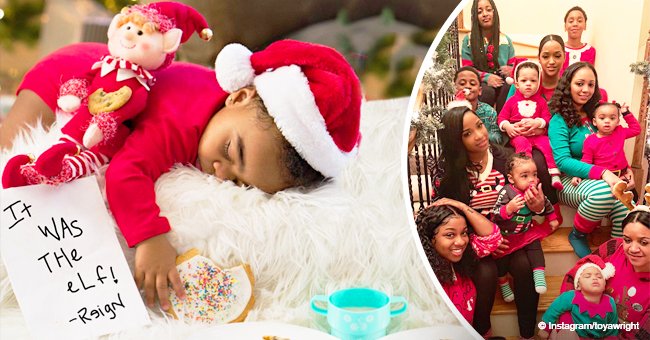 Toya Wright shares adorable Christmas photos with her big family in matching holiday outfits