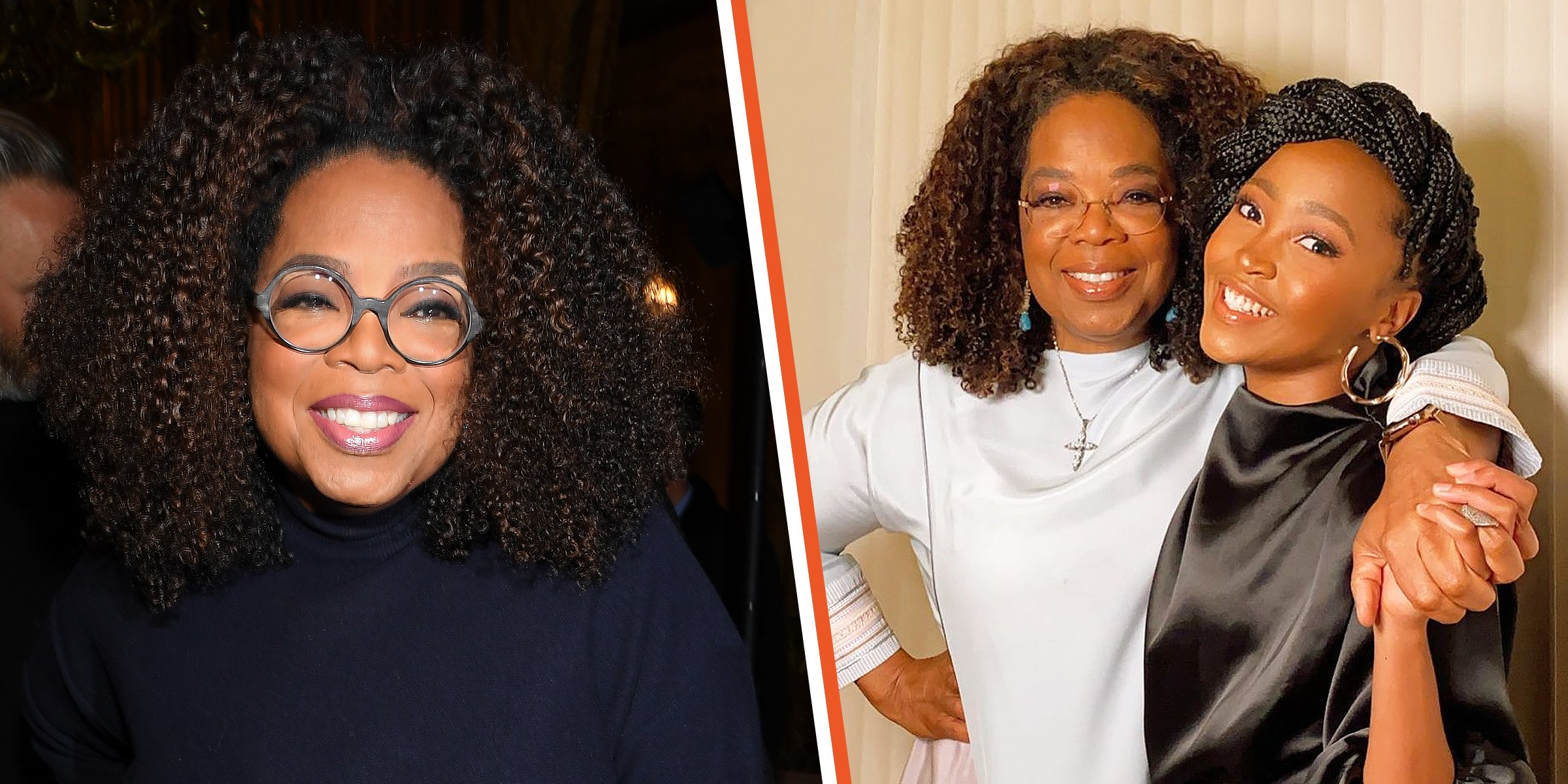 Oprah Winfrey | Oprah Winfrey and Thando Dlomo | Source: Instagram.com/Thando_d | Source: Getty Images 