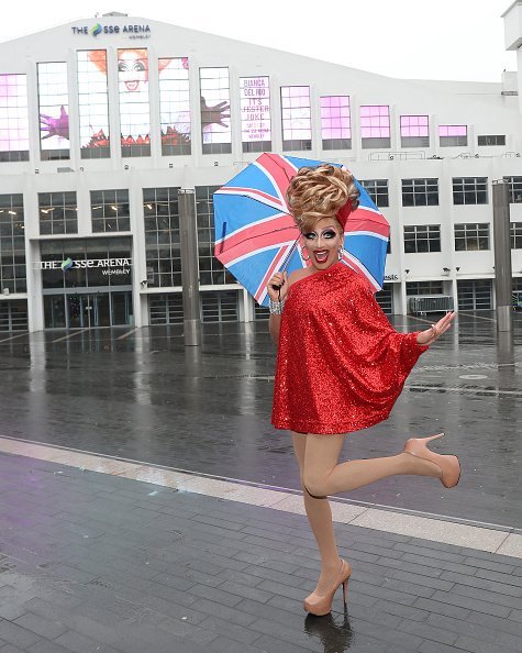 Bianca Del Rio appears at SSE Arena Wembley ahead of her September 2019 UK arena tour on December 05, 2018, in London, England. | Source: Getty Images.