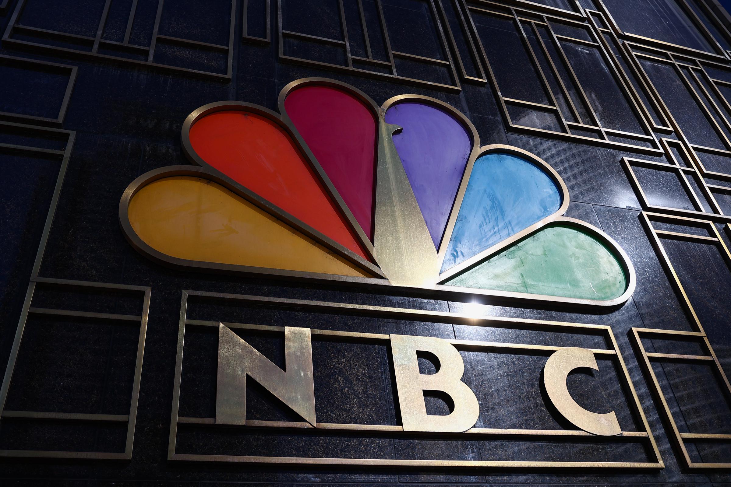 The NBC logo in Chicago, Illinois on October 19, 2022. | Source: Getty Images