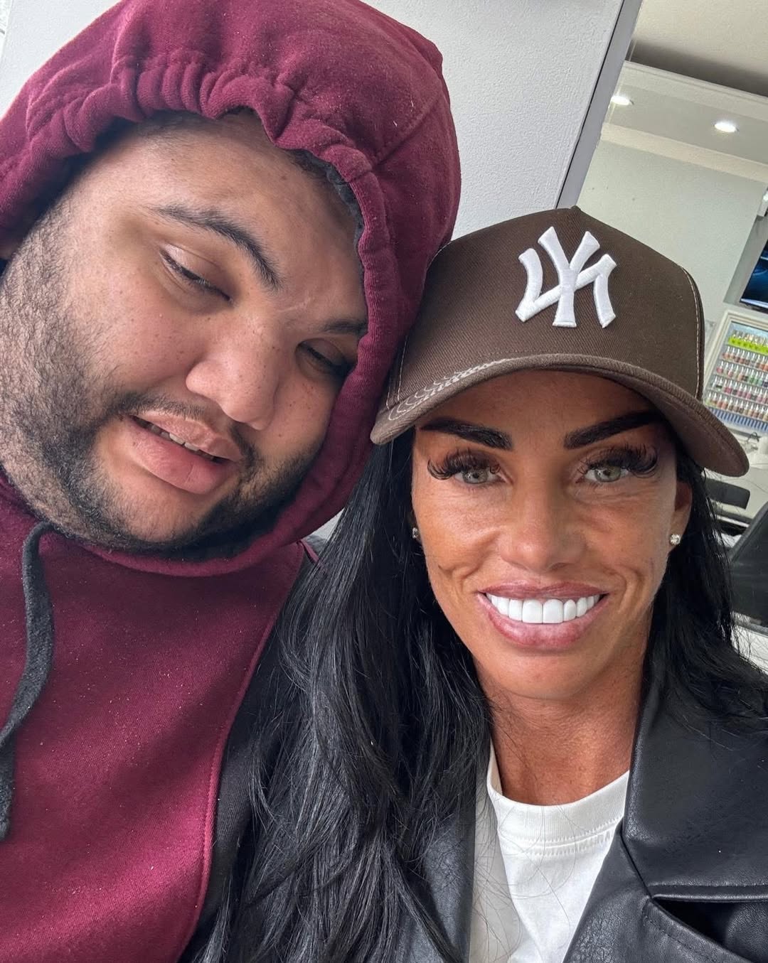 Katie Price and her son Harvey on 13 April 2026. | Source: Instagram/katieprice