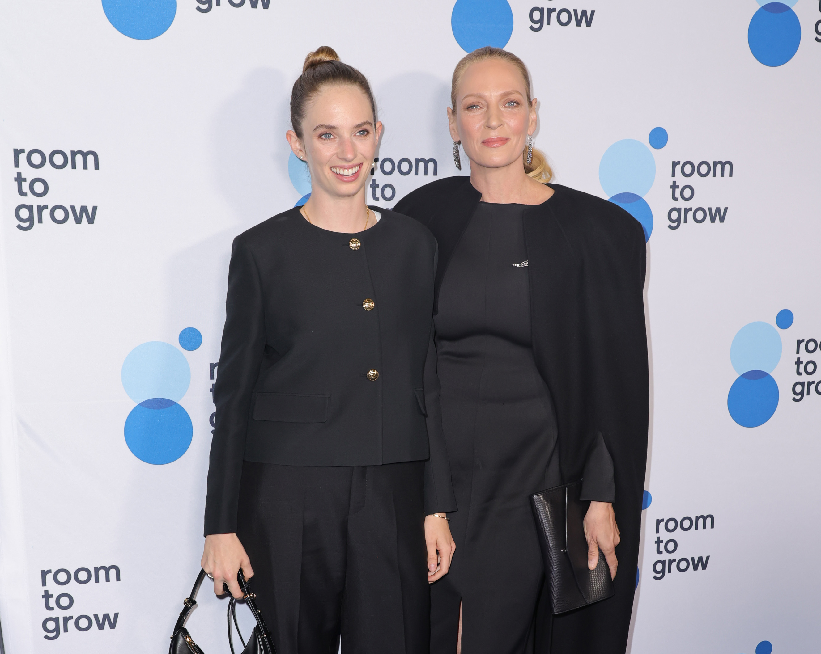 Maya Hawke and Uma Thurman attend Room To Grow 25th Anniversary gala on October 25, 2023 in New York City | Source: Getty Images