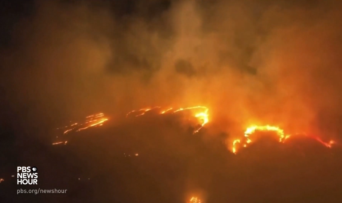 The wildfires in Maui, Hawaii | Source: youtube.com/PBS NewsHour