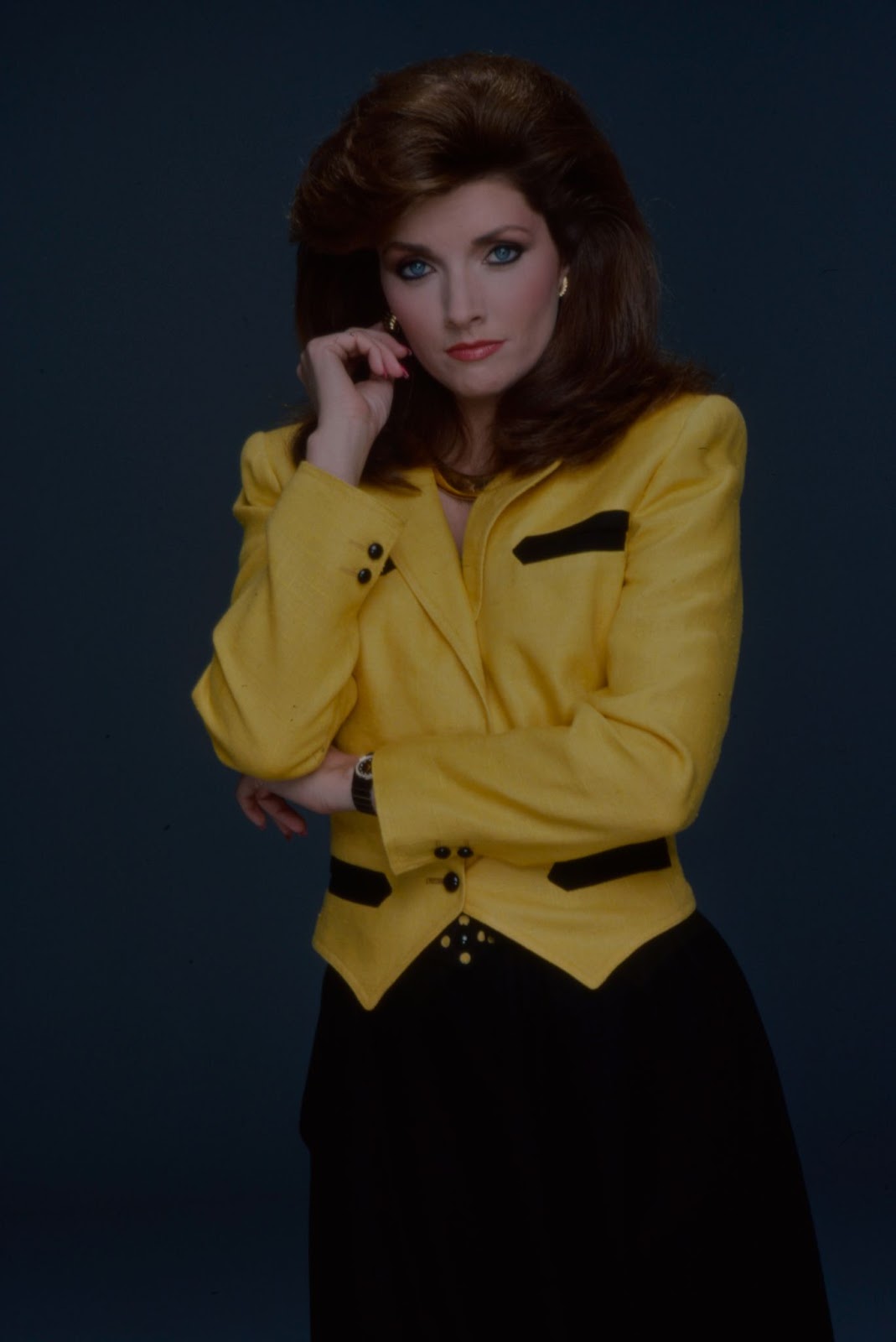 The actress posing for promotional photos in 1984. | Source: Getty Images