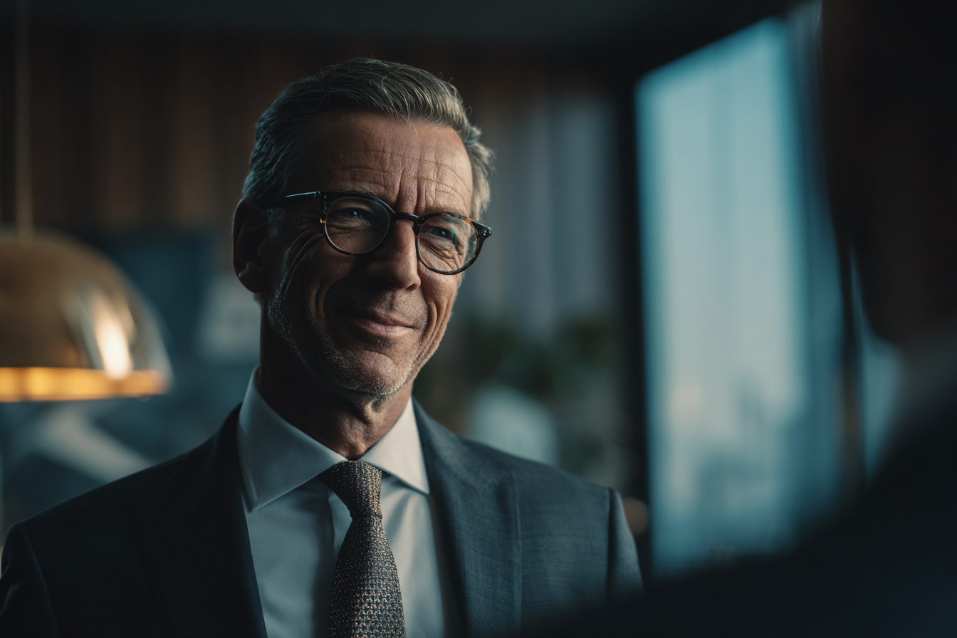 A man talking to a person | Source: Midjourney