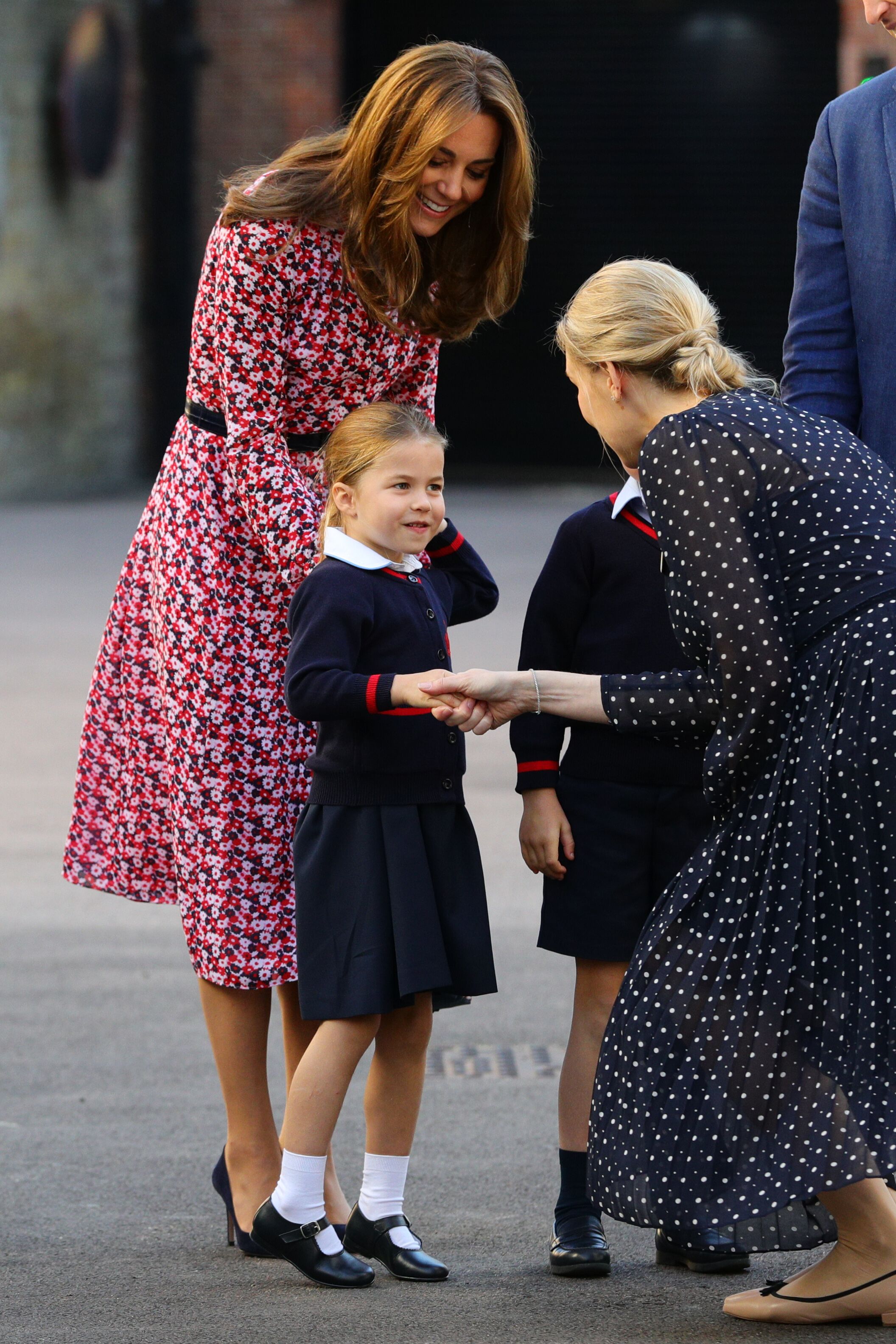 La princesa Charlotte asiste a su primer día de escuela. | Imagen: Getty Images