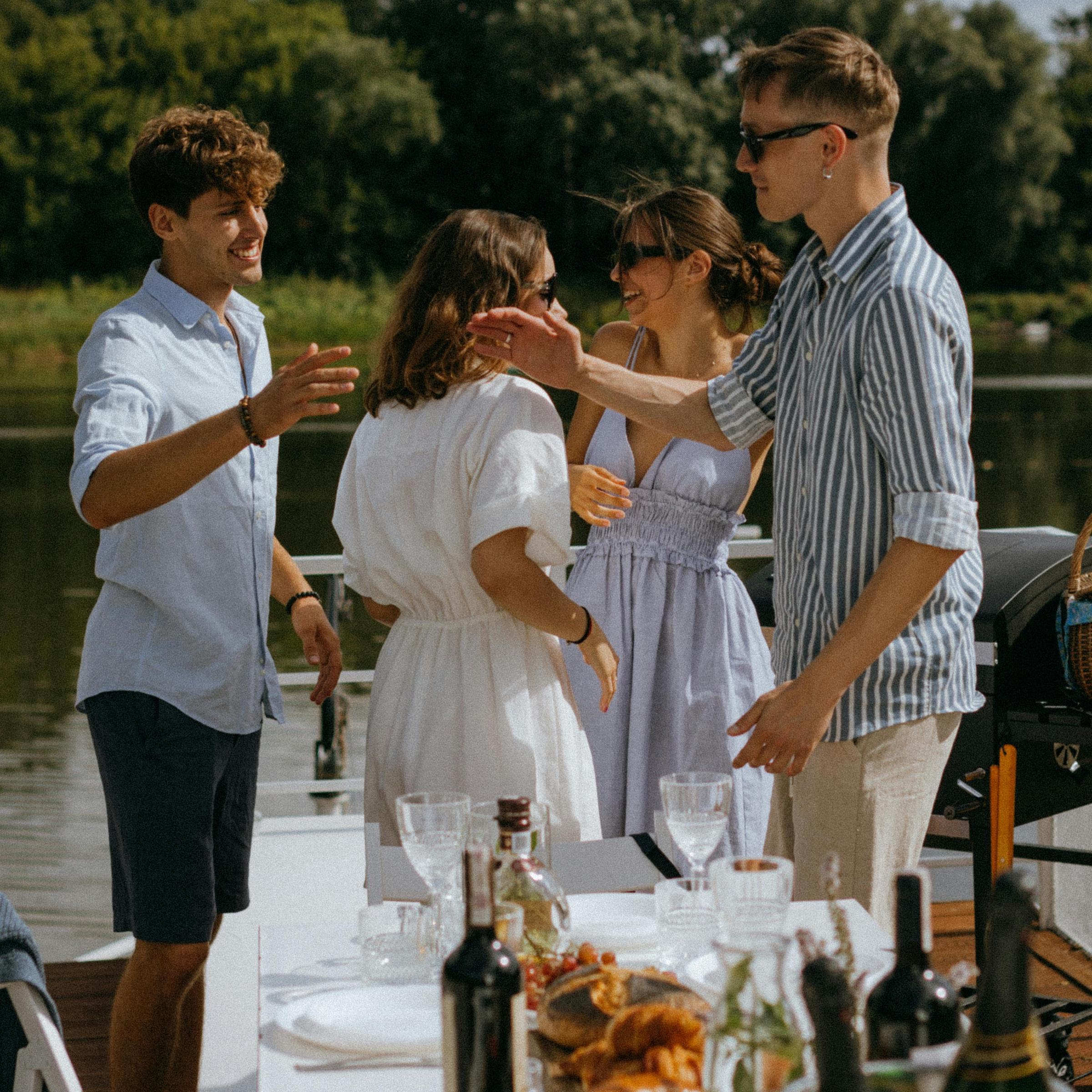 A man gestures with his hand towards another | Source: Pexels