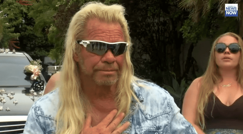 Duane Chapman speaking to reporters about Beth Chapman's passing on June 26, 2019 | Photo: Hawaii News Now 1